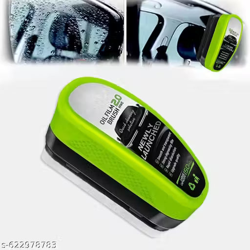 Automotive Oil Film Cleaning Brush, 2.0 Upgrade Clearvision Car Windshield Cleaner,