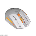 Portronics Vader Max Wireless Rechargeable Mouse, Bluetooth 5.3 & 2.4 GHz Dual Mode, 6-Button Control, Adjustable DPI Up to 2400, Ergonomic,