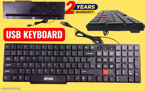 USB TYPING KEYBOARD MULTIPLE PURPOSES USE LAPTOP COMPUTER CPU DESKTOP MOBILE LED TV CAMERA DVR PLUG IN PLAY