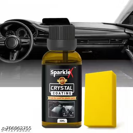 crystal coating liquid for plastic parts for car and bike plastic restoring agent 30 ml