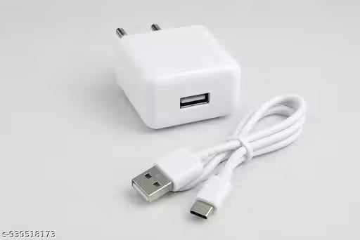 22W Mobile Charger with V8 Cable | High Speed USB Charging Adapter for Smartphones