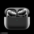 30Hr Battery White Airbud Pro | TWS Bluetooth Earpods With Mic | BT 5.3 Chip | IPX5 Waterproof | True Wireless Earbuds