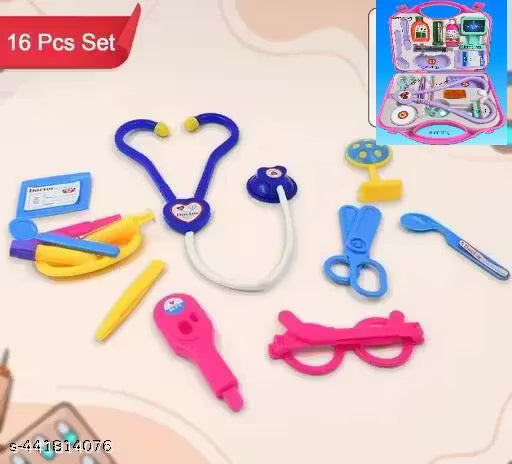 Doctor Playset For Kids, Pretend Play Doctor Set With Foldable Suitcase For Kids