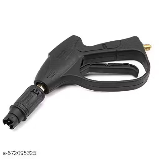 Adjustable Nozzle Spray Gun 15 MPA 10M High Pressure Car Washing Washer Gun for Car & Bike ( Color- Black, Material -Plastic )