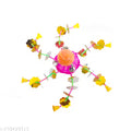 Hanging Rattles Toys - Merry Go Round for Infants Baby Cradle or Window, Soothing Music Sound