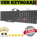 USB TYPING KEYBOARD MULTIPLE PURPOSES USE LAPTOP COMPUTER CPU DESKTOP MOBILE LED TV CAMERA DVR PLUG IN PLAY