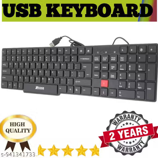 USB TYPING KEYBOARD MULTIPLE PURPOSES USE LAPTOP COMPUTER CPU DESKTOP MOBILE LED TV CAMERA DVR PLUG IN PLAY