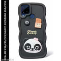 Realme C12/C15/C25/Narzo 20/Narzo 3OA/C25S Panda 3D Cartoon Silicone Phone Case