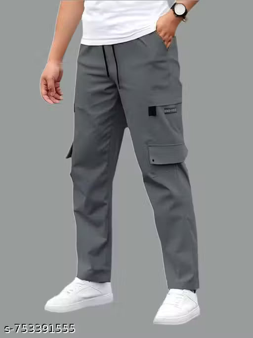 New Stylish Men’s Solid Lycra Track Pants