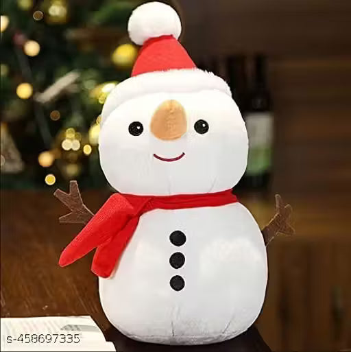 Soft Plush Stuffed Toy Snowman for Gifting