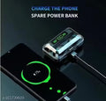 Wireless Earbuds, Upto 220 Hours Total playback time M19 Bluetooth 5.1 Earbuds in-Ear TWS Stereo Headphones with Smart LED, Waterproof