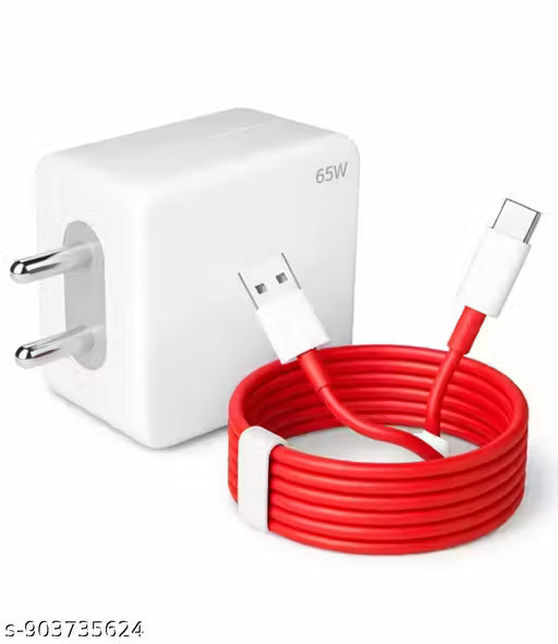 65W Fast Charger with Type-C Cable Included