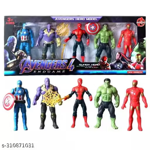 Camin Avengers Superhero Action Figure Toy Set of 5 Superheroes Toys | Action Figure Toys of 5
