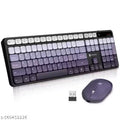 Portronics Key11 Combo Rechargeable Wireless Keyboard and Mouse Set, Bluetooth 5.3&2.4GHz Wireless,Type-C Fast Charging,Gradient Keys,