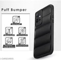 Puffer Case Cover for Vivo T1 5G Black Puffer Edition, Scratch Resistance Mobile Cover, Camera Protection Case, Compatible with