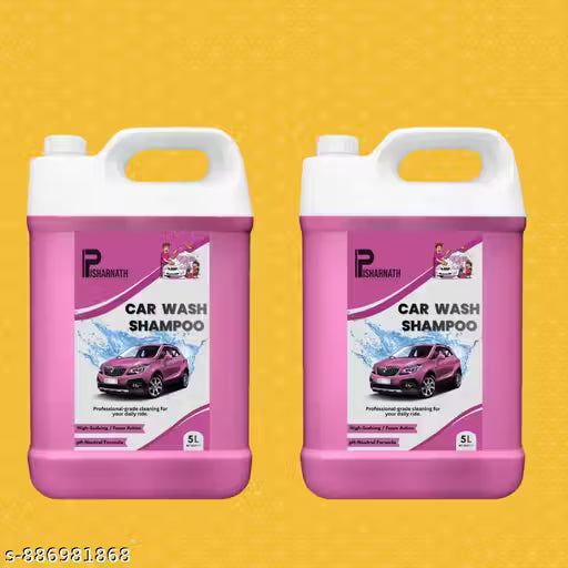 Car Wash Shampoo 10L Foam Booster Pink Car Washing Liquid