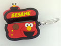 Soft Silicone Cartoon Character Cover with Keychain Protective Case Compatible with Earpods Pro and Pro 2