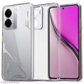 Sars Soft Silicon Protective Flixible TPU Back Case Cover for Realme P3 5G - Transparent