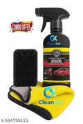 Car & Bike Silky Shine Liquid Polish (250ML) with Mircorfiber Cloth 650 GSM