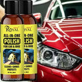 Rock N Royal All-In-One Premium Polish for Car & Bike – Clean, Shine, and Protect,Auto Polish,UV Protection (200ml,PACK OF 2)
