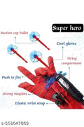 Spider Web Shooters Toy Hero Launcher Wrist Toy Set Web Shooters with Gadget, Birthday Gift for Kids,