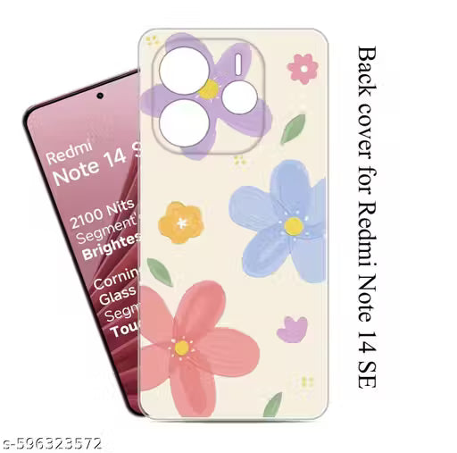 CYC Designer Back Cover | Compatible Red m i note 14 se 5g
