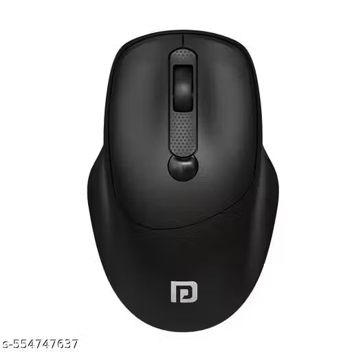 Portronics Toad 35 Wireless Mouse with 2.4 GHz Wireless, Adjustable Sensitivity, USB Receiver, Ergonomic Design (Black)