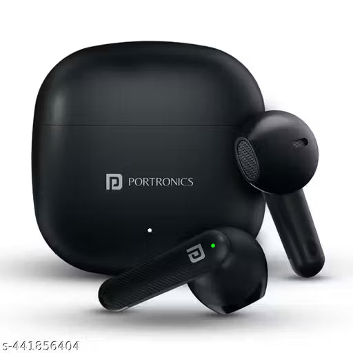 Portronics Harmonics Twins S18 in Ear TWS Earbuds with 30H Playtime, in Built HD Mic, Game/Music Mode,