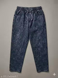 Acid black track pants