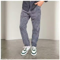 Premium quality Black Gray baggy & state fit.