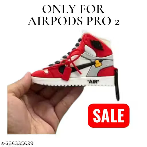 RED SHOE CUTE Case FOR APPLE Airpods Pro / Airpods Pro 2 || [CASE ONLY] (Do Not Place Order For Other Brands)) cute cartoon print case for APPLE Airpods PRO MODEL