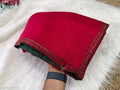 Vichitra silk beautiful designer saree.