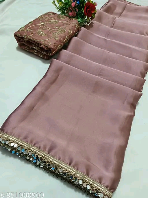 Premium embroidered saree.