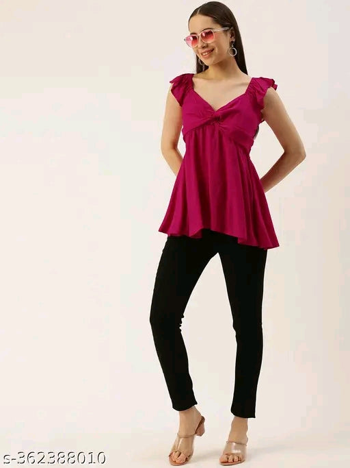 Casual sleeveless women top.