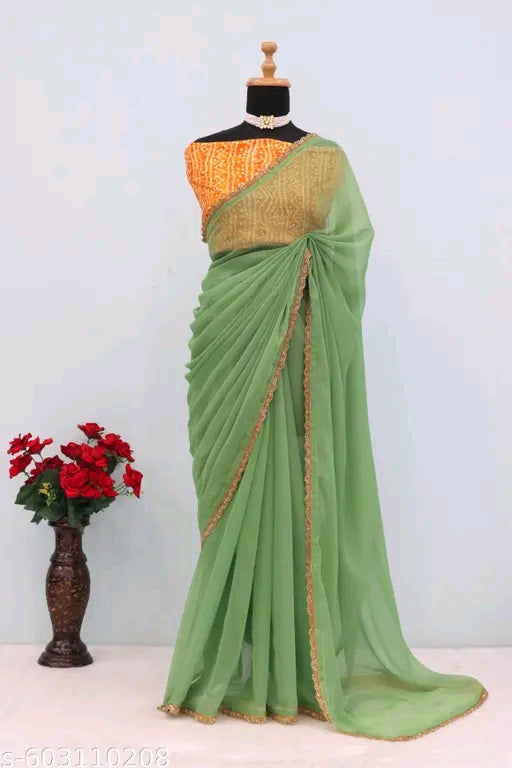 New trending party wear saree.