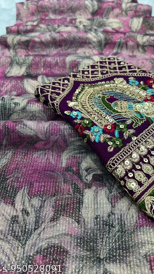 New lines summer collection with fancy blouse.