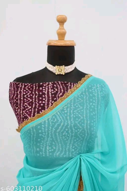 New trending party wear saree.