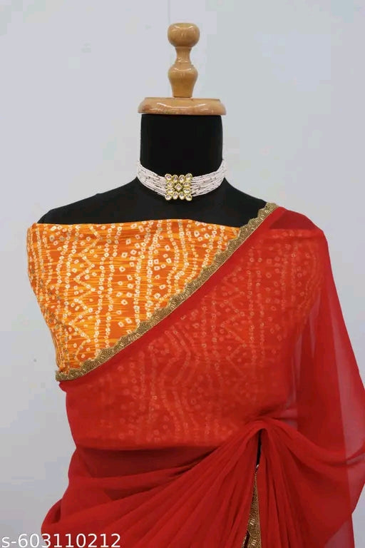 New trending party wear saree.