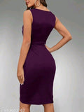 Sleeveless dress for women.