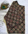 Ajrakh readymade printed blouse.
