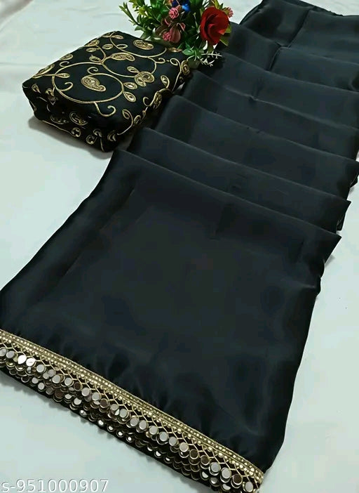 Premium embroidered saree.