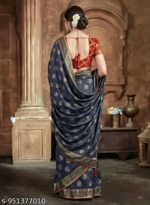 Beautiful chiffon saree.