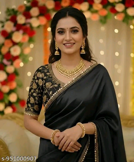 Premium embroidered saree.