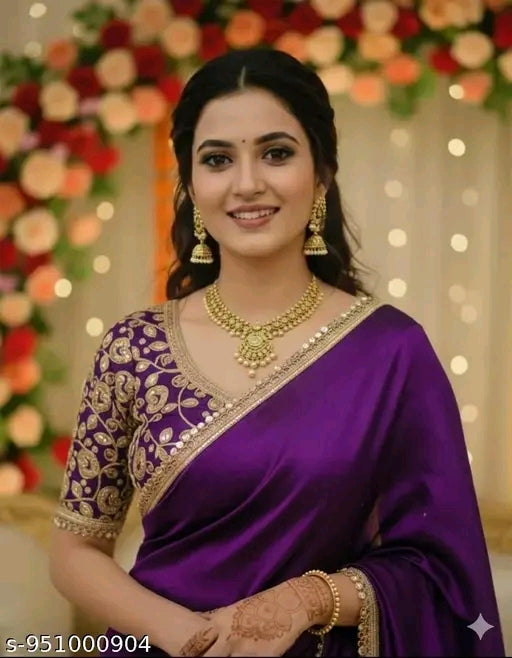 Premium embroidered saree.