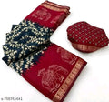 Munglpuri mul cotton saree with patola print saree.