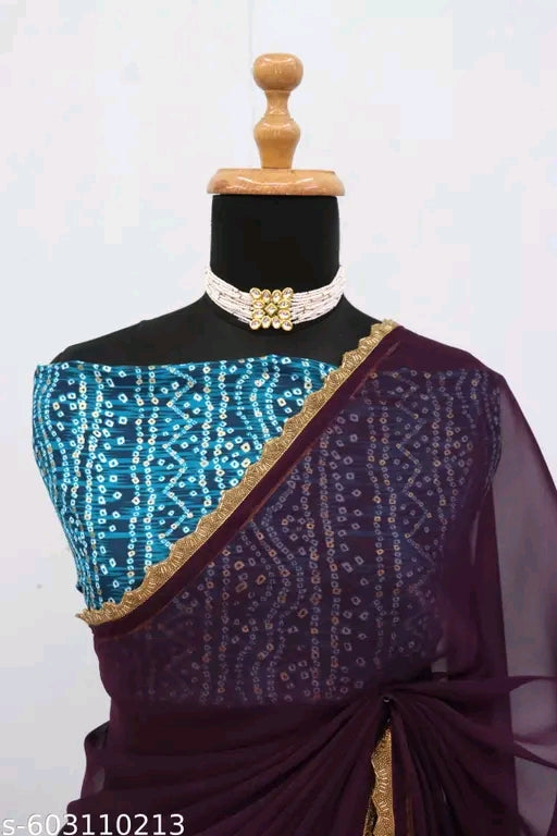 New trending party wear saree.