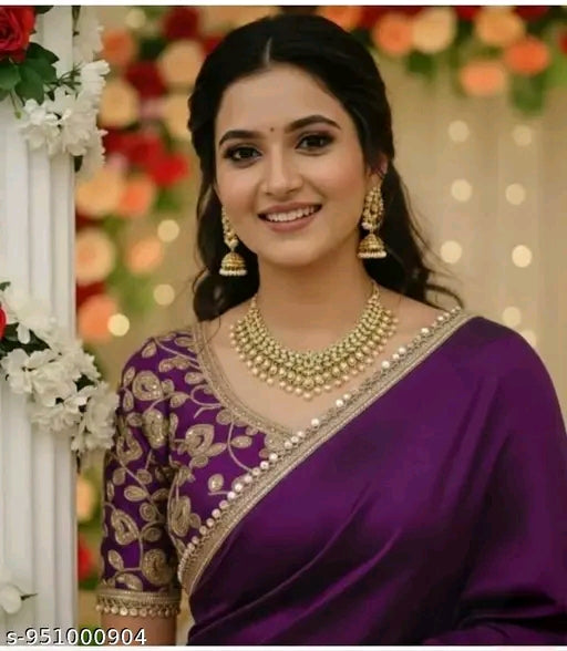 Premium embroidered saree.