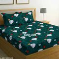 Trending Cotton Bedsheet For Double Bed Pack Of 1 With 2 Pillow Covers