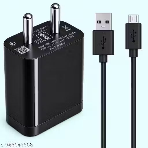 12W/2.4Amp Compatible Charger for Mi Xiaomi Redmi 5 Pro/6 Pro/Redmi 5, Redmi 4, Note 5, Redmi 7, Redmi 6 Original Adapter
