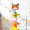 Roll Ball Tower for Toddlers, Ball and Roll Swirling Tower Educational Brain Development Toy Activity & Learning Monkey Toys